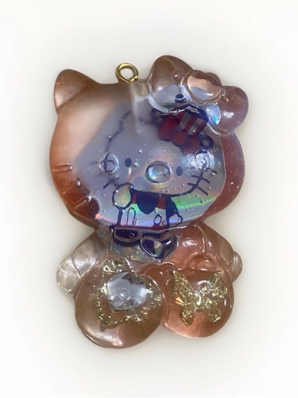 Hello Kitty Patriotic Independence Day Theme Necklace made with